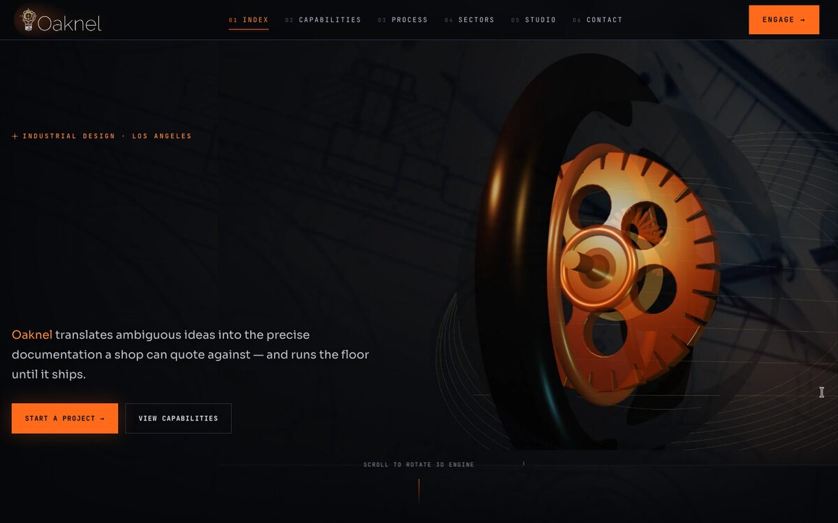 Oaknel — website